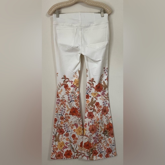 Free People Penny Pull on Flare in Cloud Combo - Picture 3 of 4